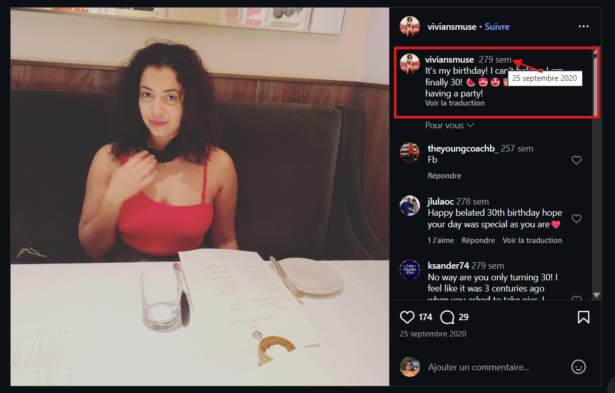 Anniversaire instagram 25 septembre